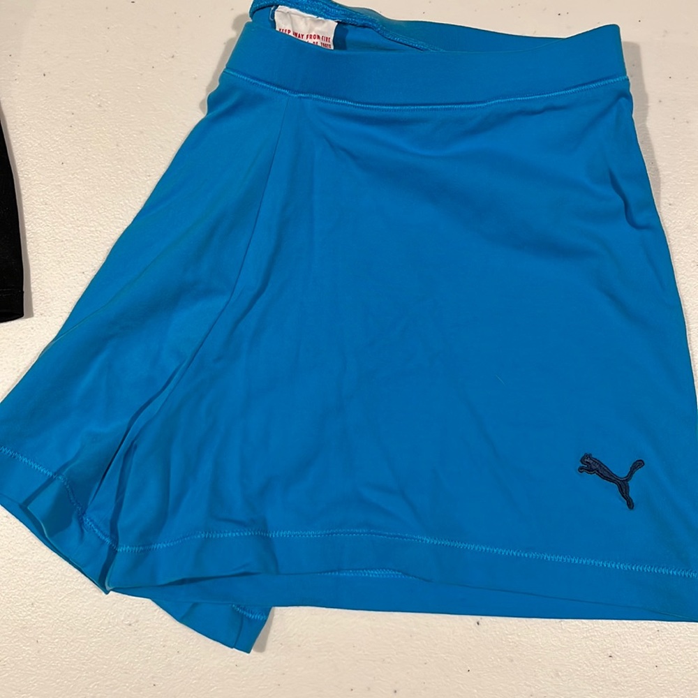 Blue, athletic short